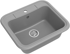 Ewigstein Мойка кухонная Antik 60 серый металлик – фотография-1